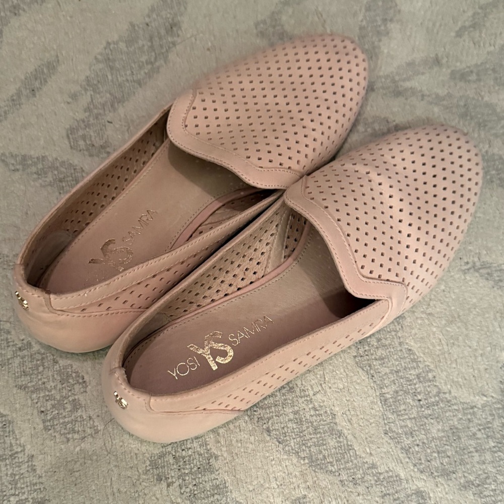 Yosi Samra Presley Perforated Loafers